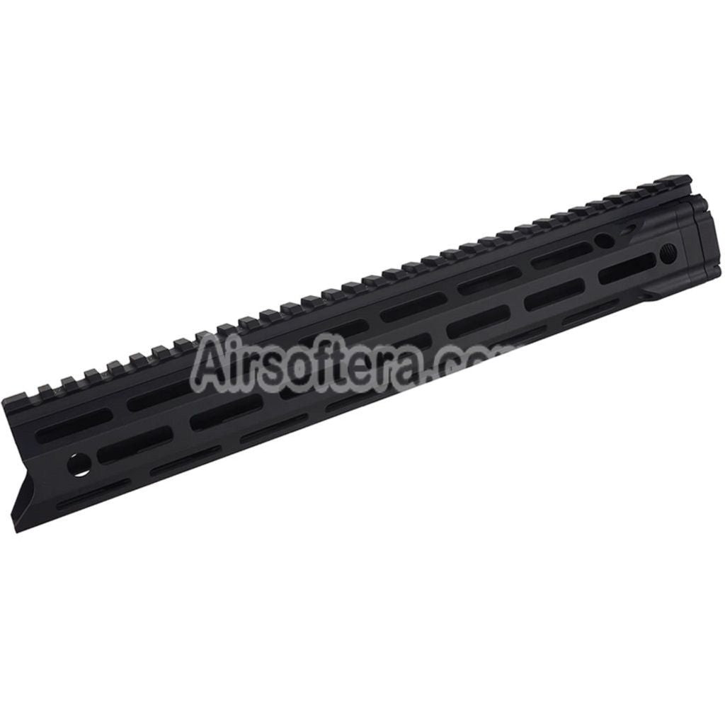E&C MFR XS 14 Inches M-Lok Handguard Rail System For APS CYMA D-BOYS DOUBLE BELL E&C G&P JG Golden Eagle Matrix Tokyo Marui AR M4 M16 Series AEG Rifles Airsoft Black