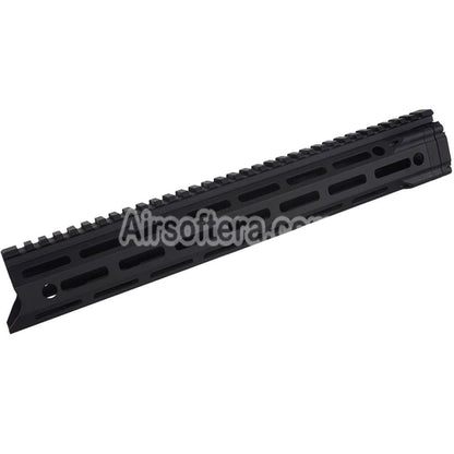 E&C MFR XS 14 Inches M-Lok Handguard Rail System For APS CYMA D-BOYS DOUBLE BELL E&C G&P JG Golden Eagle Matrix Tokyo Marui AR M4 M16 Series AEG Rifles Airsoft Black