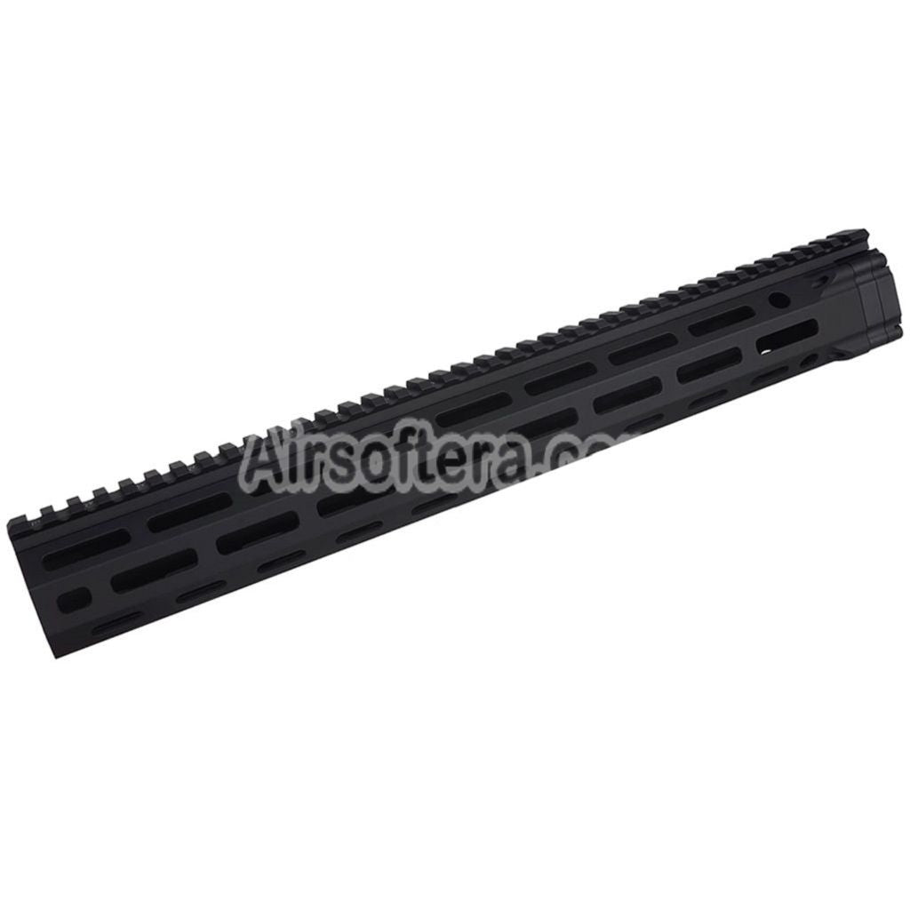 E&C MFR XS 15 Inches M-Lok Handguard Rail System For APS CYMA D-BOYS DOUBLE BELL E&C G&P JG Golden Eagle Matrix Tokyo Marui AR M4 M16 Series AEG Rifles Airsoft Black