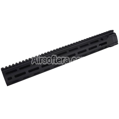 E&C MFR XS 15 Inches M-Lok Handguard Rail System For APS CYMA D-BOYS DOUBLE BELL E&C G&P JG Golden Eagle Matrix Tokyo Marui AR M4 M16 Series AEG Rifles Airsoft Black
