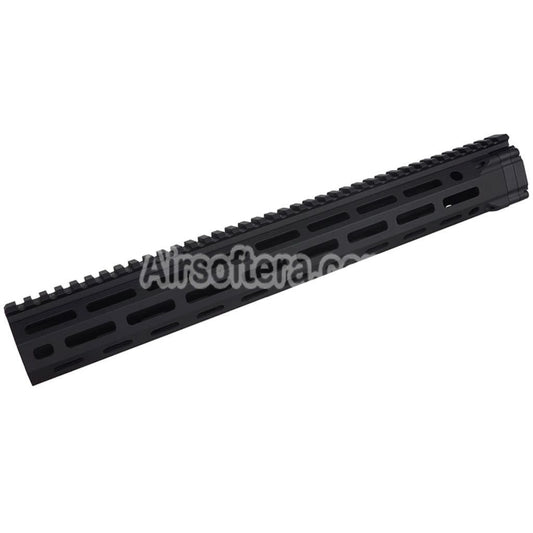 E&C MFR XS 15 Inches M-Lok Handguard Rail System For APS CYMA D-BOYS DOUBLE BELL E&C G&P JG Golden Eagle Matrix Tokyo Marui AR M4 M16 Series AEG Rifles Airsoft Black