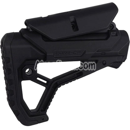 E&C GL-CORE CP Style Retractable Stock Suitable For AR M4 M16 Series AEG Rifles Airsoft Black