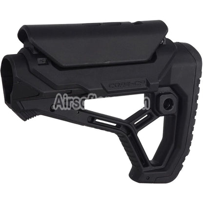 E&C GL-CORE CP Style Retractable Stock Suitable For AR M4 M16 Series AEG Rifles Airsoft Black