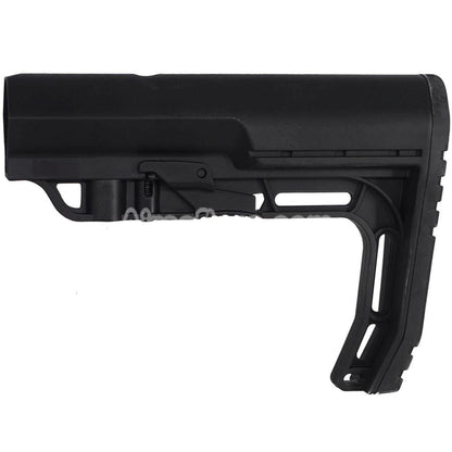E&C BMSMIL Style Minimalist Retractable Stock Suitable For AR M4 M16 Series AEG Rifles Airsoft Black