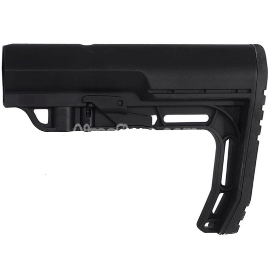 E&C BMSMIL Style Minimalist Retractable Stock Suitable For AR M4 M16 Series AEG Rifles Airsoft Black