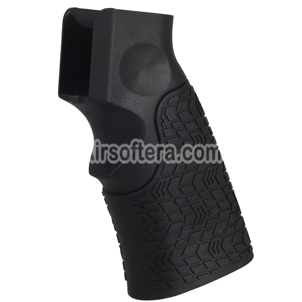 E&C Polymer DD Style Motor Grip Suitable For M4 M16 Series AEG Rifles Airsoft Black