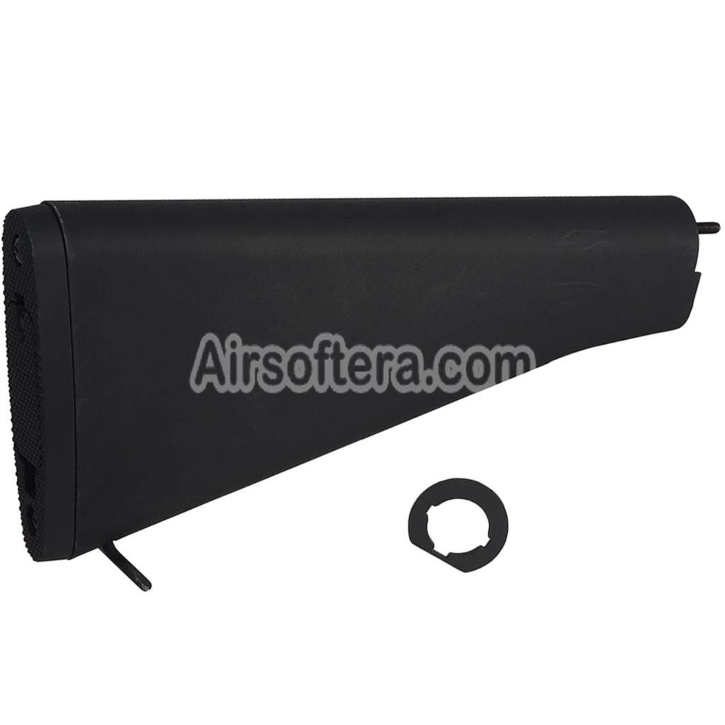 E&C M16A2 Fixed Stock For M4 M16 Series AEG Rifles Airsoft Black