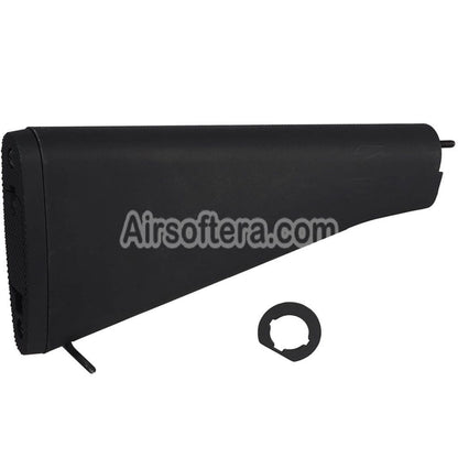 E&C M16A2 Fixed Stock For M4 M16 Series AEG Rifles Airsoft Black