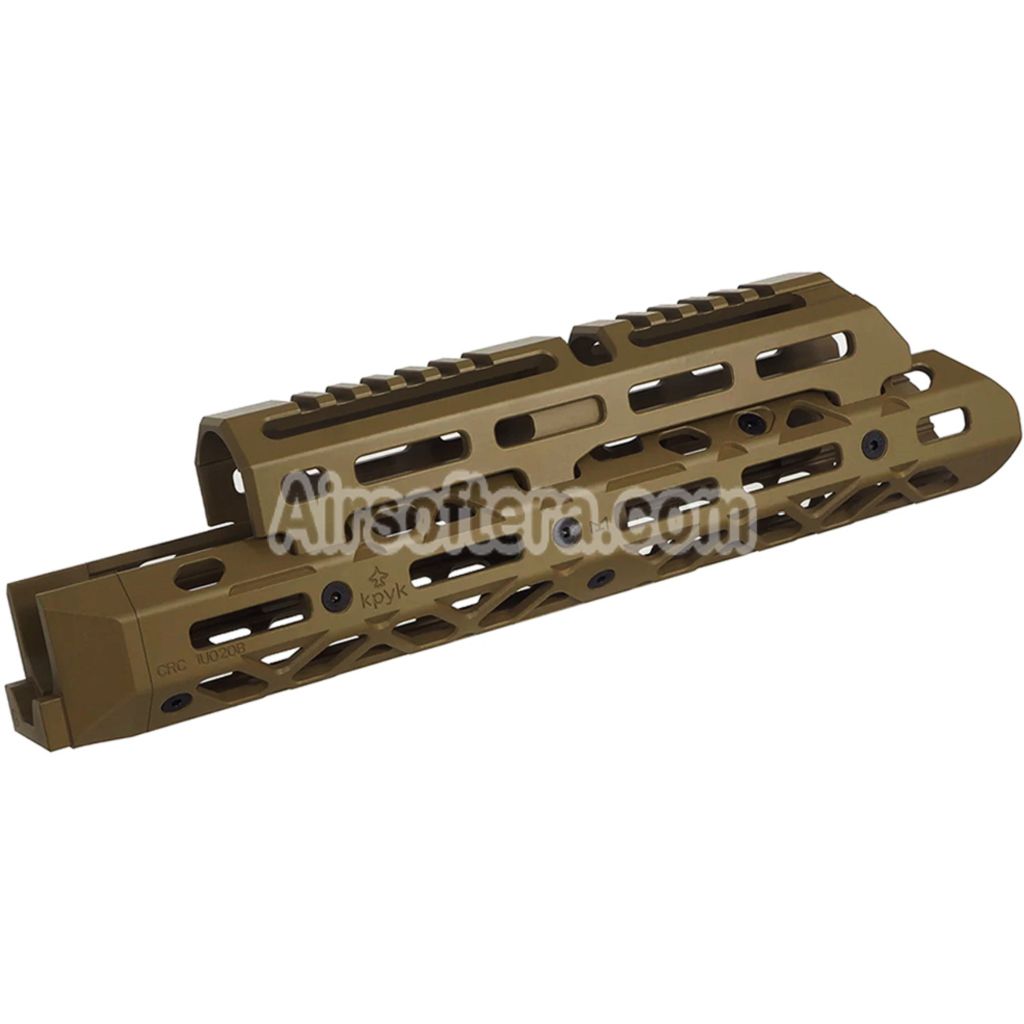 5KU KPYK CRC 1U020B Style 290mm Medium-Length M-LOK Upper Lower Handguard Rail System For CYMA D-BOYS AKM AK105 AKS-74U Series AEG Rifles Airsoft