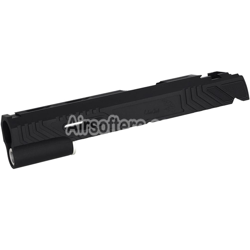 5KU CNC Aluminum Limcat WildCat Slide For Tokyo Marui Hi Capa M1911 Series GBB Pistols Airsoft Black - AirsoftEra