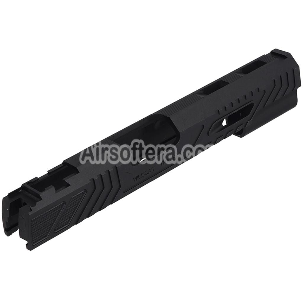 5KU CNC Aluminum Limcat WildCat Slide For Tokyo Marui Hi Capa M1911 Series GBB Pistols Airsoft Black - AirsoftEra