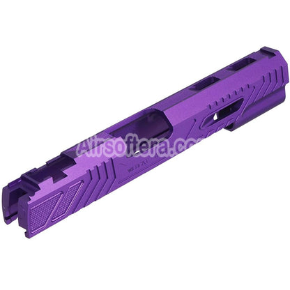 5KU CNC Aluminum Limcat WildCat Slide For Tokyo Marui Hi Capa M1911 Series GBB Pistols Airsoft Purple - AirsoftEra