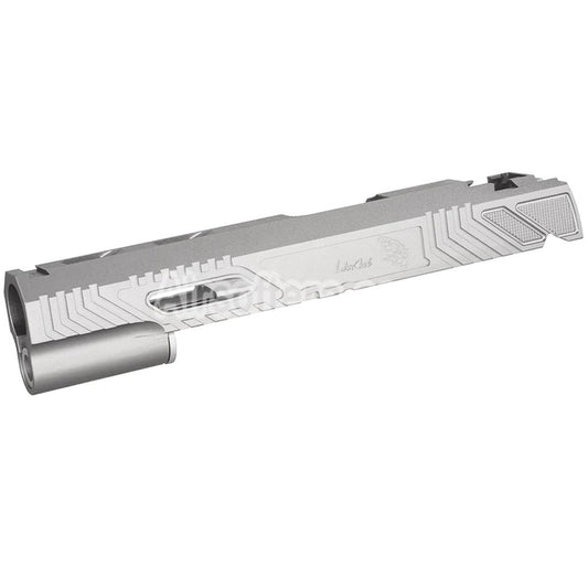 5KU CNC Aluminum Limcat WildCat Slide For Tokyo Marui Hi Capa M1911 Series GBB Pistols Airsoft Silver - AirsoftEra