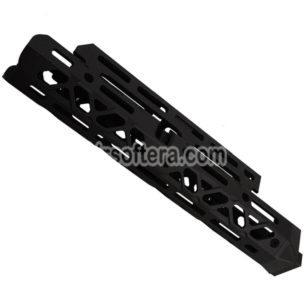 5KU KPYK CRC 1U020B Style 290mm Medium-Length M-LOK Upper Lower Handguard Rail System For Tokyo Marui AKM AK105 AKS-74U Series GBB Rifles Airsoft