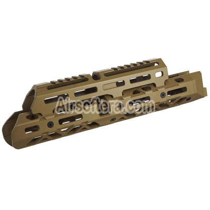 5KU KPYK CRC 1U020B Style 290mm Medium-Length M-LOK Upper Lower Handguard Rail System For Tokyo Marui AKM AK105 AKS-74U Series GBB Rifles Airsoft