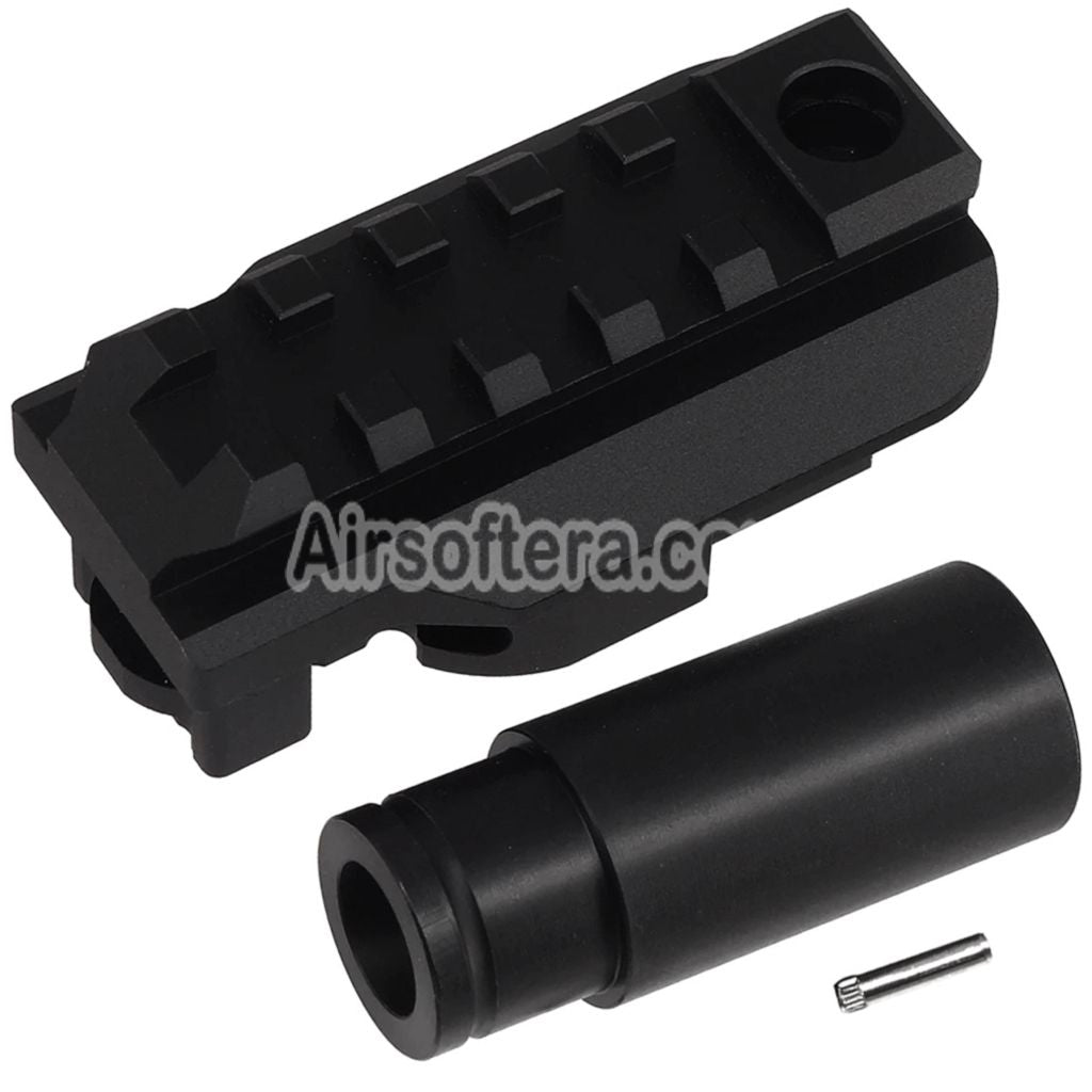 5KU M1913 Picatinny Rail Stock Adapter Suitable For JMAC MCX Folding Mech Archwick B&T AIR APC9K GBB SMG Rifles Black