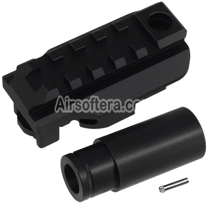 5KU M1913 Picatinny Rail Stock Adapter Suitable For JMAC MCX Folding Mech Archwick B&T AIR APC9K GBB SMG Rifles Black