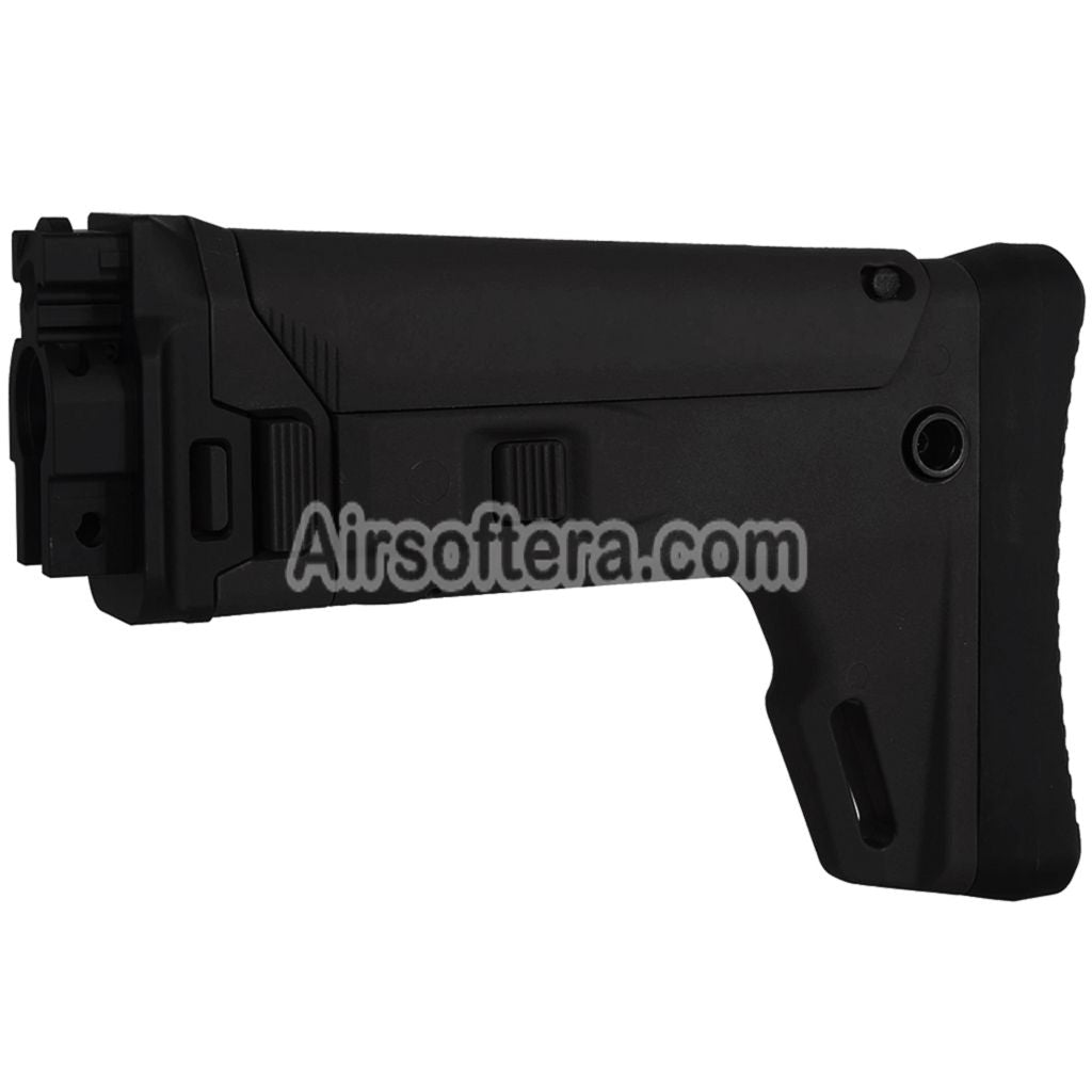 5KU ACR Style 7-Positions Side Folding Retractable Stock For Archwick B&T APC9-K Series GBB SMG Rifles Airsoft Black - AirsoftEra
