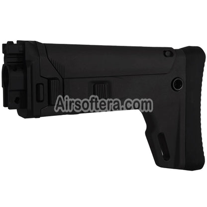 5KU ACR Style 7-Positions Side Folding Retractable Stock For Archwick B&T APC9-K Series GBB SMG Rifles Airsoft Black - AirsoftEra