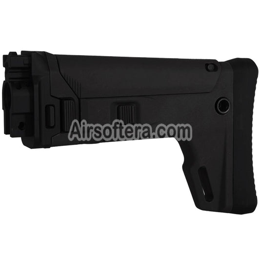 5KU ACR Style 7-Positions Side Folding Retractable Stock For Archwick B&T APC9-K Series GBB SMG Rifles Airsoft Black - AirsoftEra