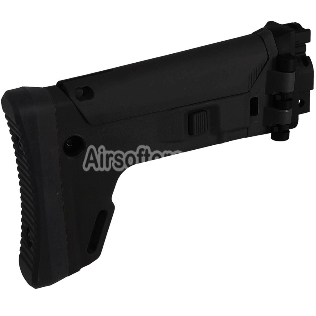 5KU ACR Style 7-Positions Side Folding Retractable Stock For Archwick B&T APC9-K Series GBB SMG Rifles Airsoft Black - AirsoftEra