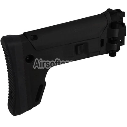 5KU ACR Style 7-Positions Side Folding Retractable Stock For Archwick B&T APC9-K Series GBB SMG Rifles Airsoft Black - AirsoftEra