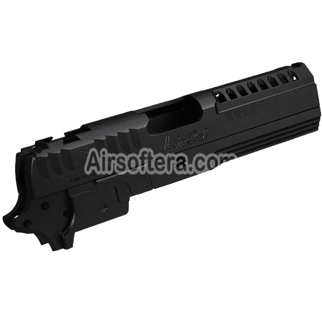 5KU CNC Aluminum LimCat Custom Style Middle Frame Slide Set Suitable For Tokyo Marui Hi-Capa 4.3 Series GBB Pistols Airsoft - AirsoftEra