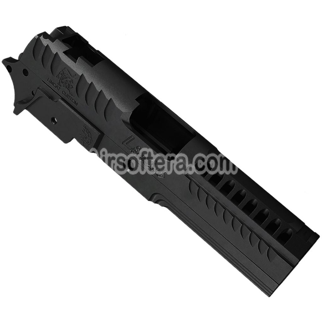5KU CNC Aluminum LimCat Custom Style Middle Frame Slide Set Suitable For Tokyo Marui Hi-Capa 4.3 Series GBB Pistols Airsoft - AirsoftEra