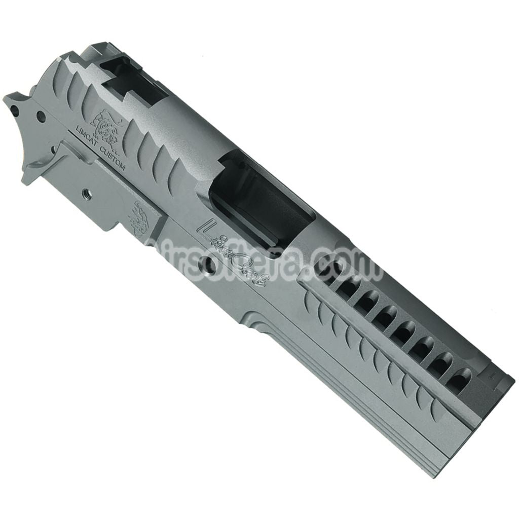 5KU CNC Aluminum LimCat Custom Style Middle Frame Slide Set Suitable For Tokyo Marui Hi-Capa 4.3 Series GBB Pistols Airsoft - AirsoftEra
