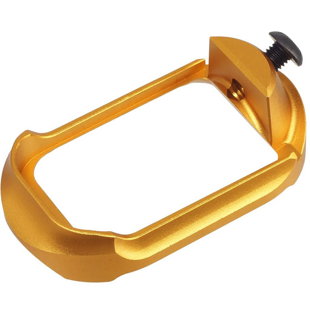 5KU CNC Aluminum Z PRO Compact Magwell For Tokyo Marui G17 G18C Series GBB Pistols Airsoft Gold - AirsoftEra