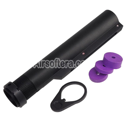 CYMA 6-Position Stock Buffer Tube Suitable For CYMA CGS HK416 Tokyo Marui M4 Series MWS GBB Rifles Airsoft Black