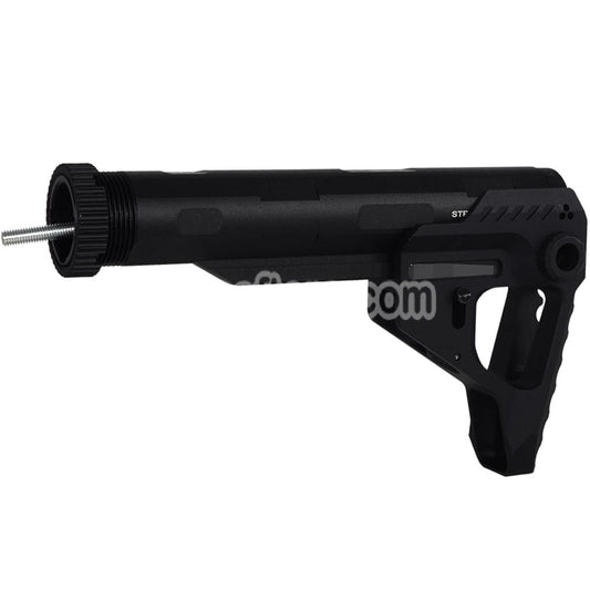 E&C Pit Style PDW Stock Suitable For AR M4 M16 Series AEG Rifles Airsoft Black