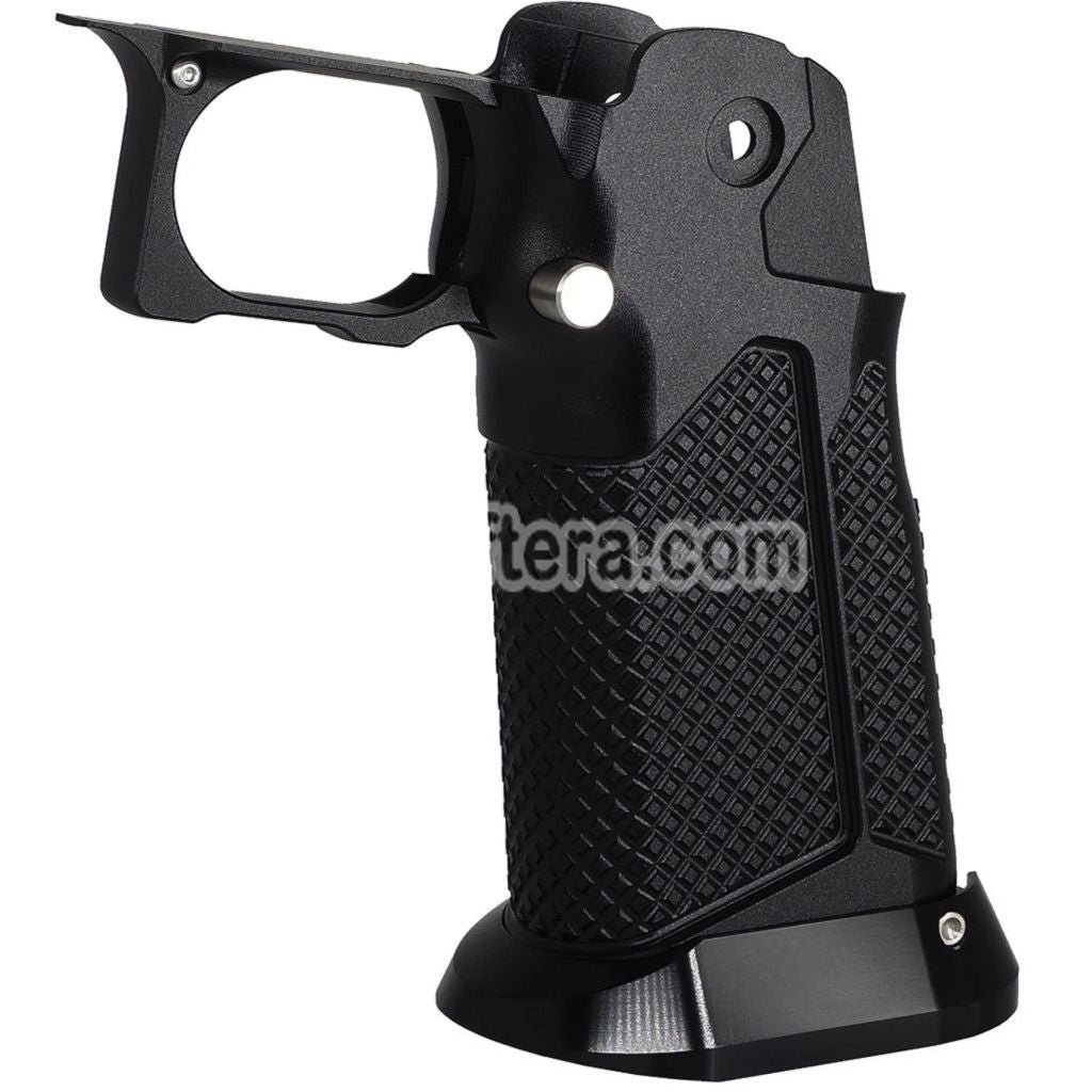 5KU CNC Aluminum Grip Type-10 For Tokyo Marui Hi-Capa 5.1 4.3 Series GBB Pistols Airsoft Black