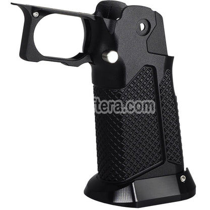 5KU CNC Aluminum Grip Type-10 For Tokyo Marui Hi-Capa 5.1 4.3 Series GBB Pistols Airsoft Black