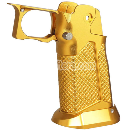 5KU CNC Aluminum Grip Type-10 For Tokyo Marui Hi-Capa 5.1 4.3 Series GBB Pistols Airsoft Gold