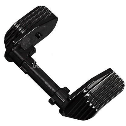 5KU CNC Stainless Steel Thumb Safety-Ambi Type-A For KJ Works ASG CZ Shadow2 Series GBB Pistols Airsoft Black