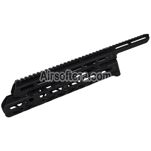 5KU Long Monolithic M-Lok Handguard Rail System For Tokyo Marui Saiga-12K Series Shotgun Airsoft Black