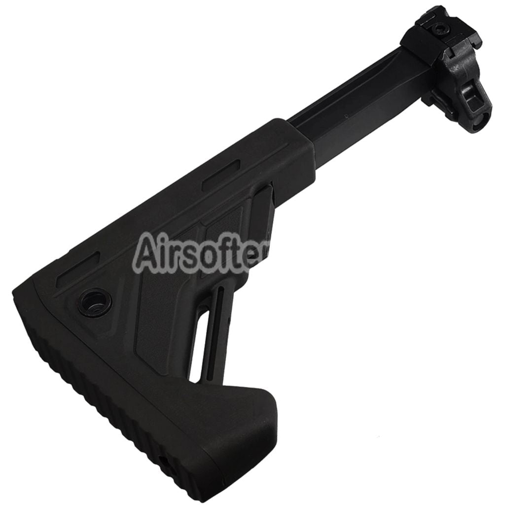 E&C 5-Positions Retractable Folding Stock Suitable For 20mm Picatinny Rail E&C SIG MPX MCX Series Rifles Airsoft