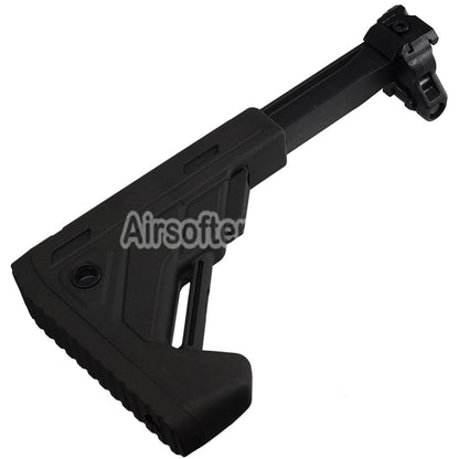 E&C 5-Positions Retractable Folding Stock Suitable For 20mm Picatinny Rail E&C SIG MPX MCX Series Rifles Airsoft