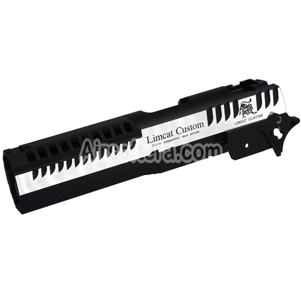 5KU CNC Aluminum LimCat Custom Style Middle Frame Slide Set Suitable For Tokyo Marui Hi-Capa 5.1 Series GBB Pistols Airsoft - AirsoftEra