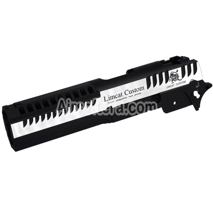 5KU CNC Aluminum LimCat Custom Style Middle Frame Slide Set Suitable For Tokyo Marui Hi-Capa 5.1 Series GBB Pistols Airsoft - AirsoftEra