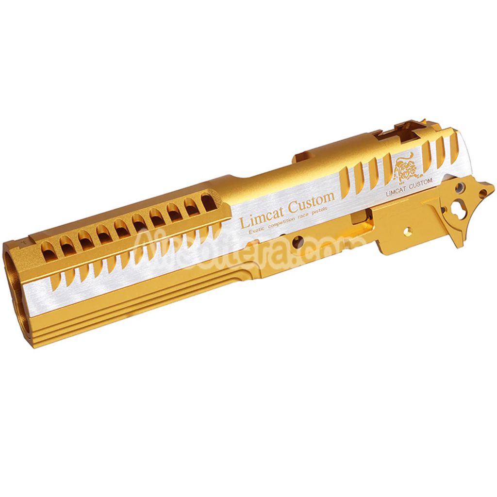 5KU CNC Aluminum LimCat Custom Style Middle Frame Slide Set Suitable For Tokyo Marui Hi-Capa 5.1 Series GBB Pistols Airsoft - AirsoftEra