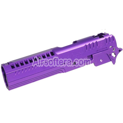 5KU CNC Aluminum LimCat Custom Style Middle Frame Slide Set Suitable For Tokyo Marui Hi-Capa 5.1 Series GBB Pistols Airsoft - AirsoftEra