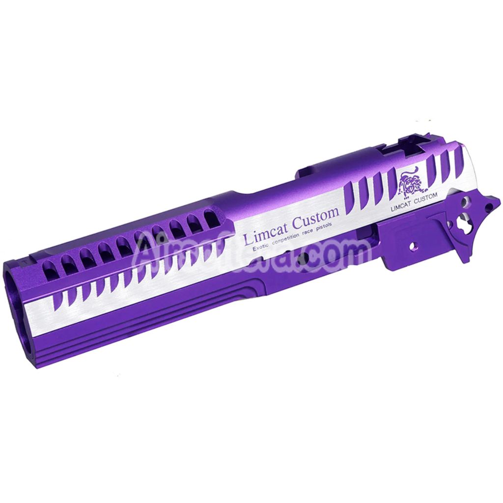 5KU CNC Aluminum LimCat Custom Style Middle Frame Slide Set Suitable For Tokyo Marui Hi-Capa 5.1 Series GBB Pistols Airsoft - AirsoftEra