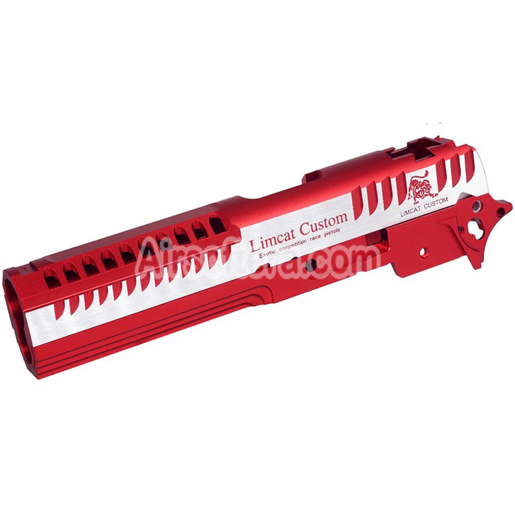 5KU CNC Aluminum LimCat Custom Style Middle Frame Slide Set Suitable For Tokyo Marui Hi-Capa 5.1 Series GBB Pistols Airsoft - AirsoftEra