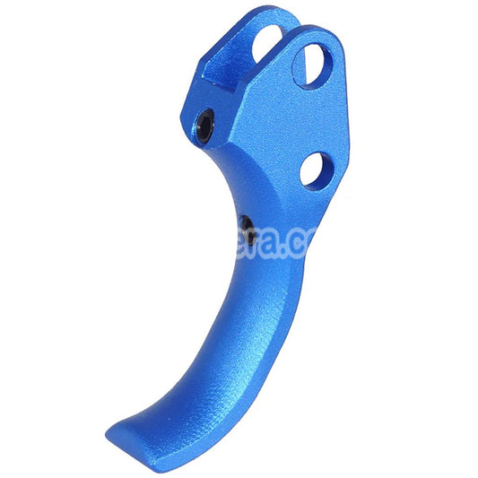 5KU CNC Aluminum Single Action Trigger Type-4 For KJ Works ASG CZ Shadow2 TS2 Series GBB Pistols Airsoft Blue