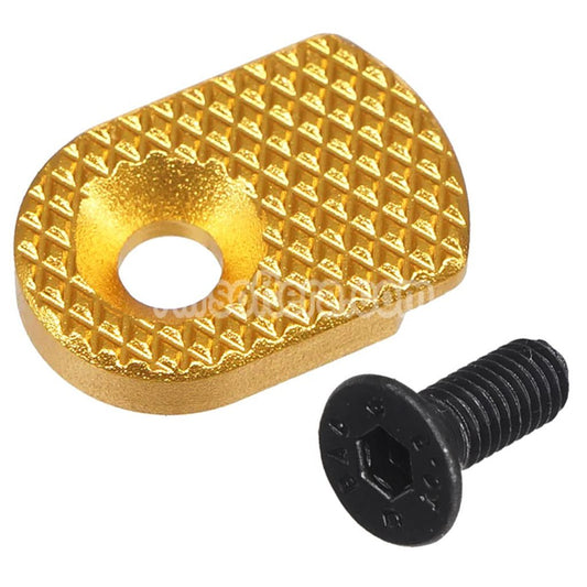 5KU CNC Aluminum Magazine Release Button Type-B For KJ Works ASG CZ Shadow2 TS2 Series GBB Pistols Airsoft Gold