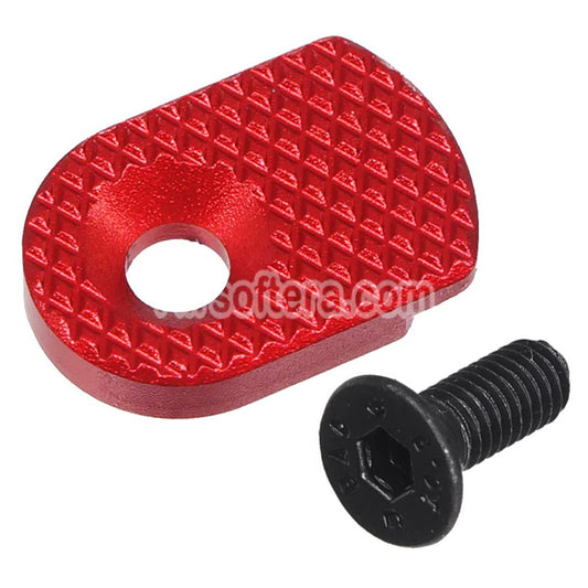 5KU CNC Aluminum Magazine Release Button Type-B For KJ Works ASG CZ Shadow2 TS2 Series GBB Pistols Airsoft Red