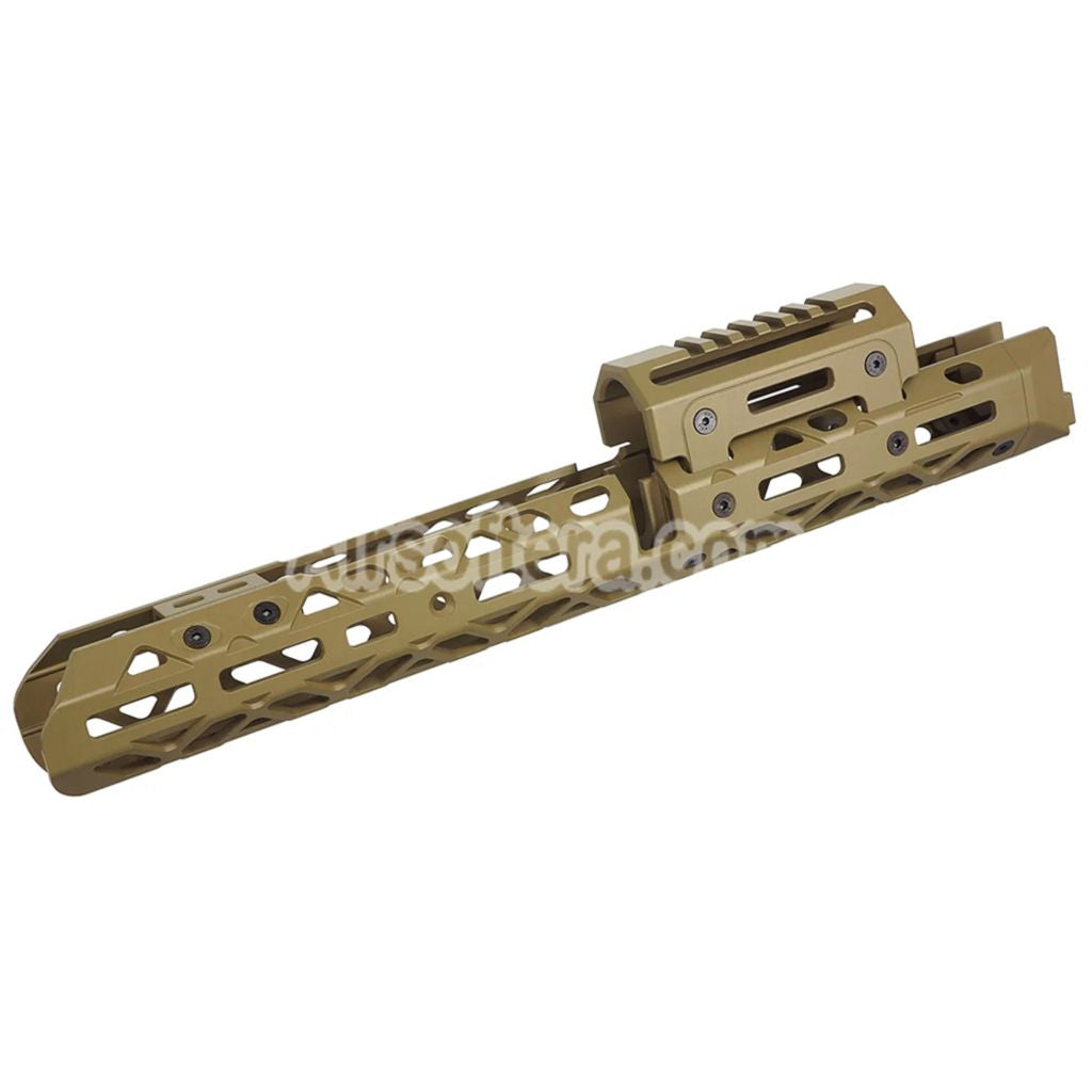 5KU KPYK CRC 1U040 Style 363mm M-LOK Handguard Rail System For Tokyo Marui AKM GBB Rifles Airsoft