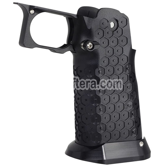5KU CNC Aluminum Grip Type-12 For Tokyo Marui Hi-Capa 5.1 4.3 Series GBB Pistols Airsoft Black